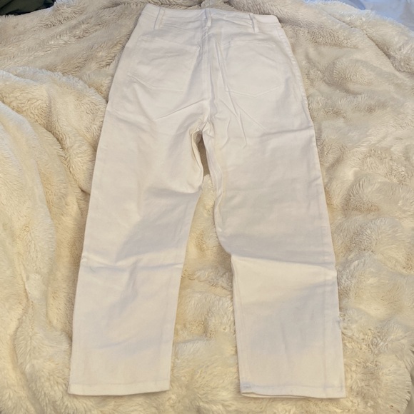 For Love And Lemons, Dillion Jeans, white cropped pants, NWT, size small - Picture 7 of 8